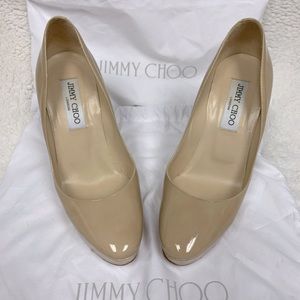 Jimmy Choo Round Toe Platform Heels Size 7